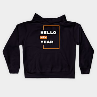 Hello New Year Kids Hoodie